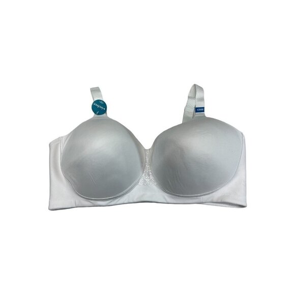 Vanity‎ Fair Womens 42DDD Beauty Back Full Figure Wirefree Bra 71380 Star White - Picture 1 of 3